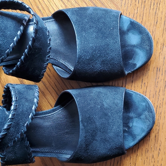 Coach Henny Suede / soft Lambskin Black 8m - Picture 7 of 9